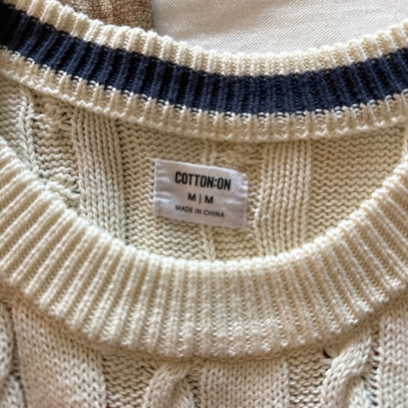 100% Cotton Cotton On Cable Knit Sweater - Picture 2 of 4
